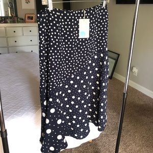 NWT Boden Alina Midi Skirt Navy size 10 10 petite